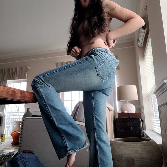 Y2K Lowrise distressed Jeans size 29 Yosuiko - Picture 4 of 8